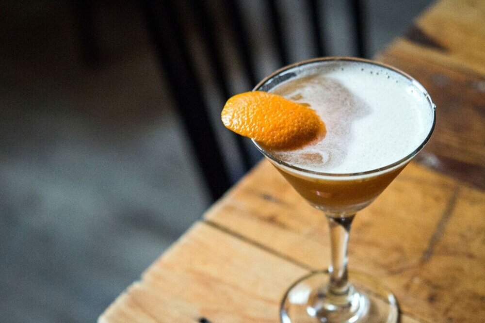 A cocktail at The Charles Bradlaugh bar