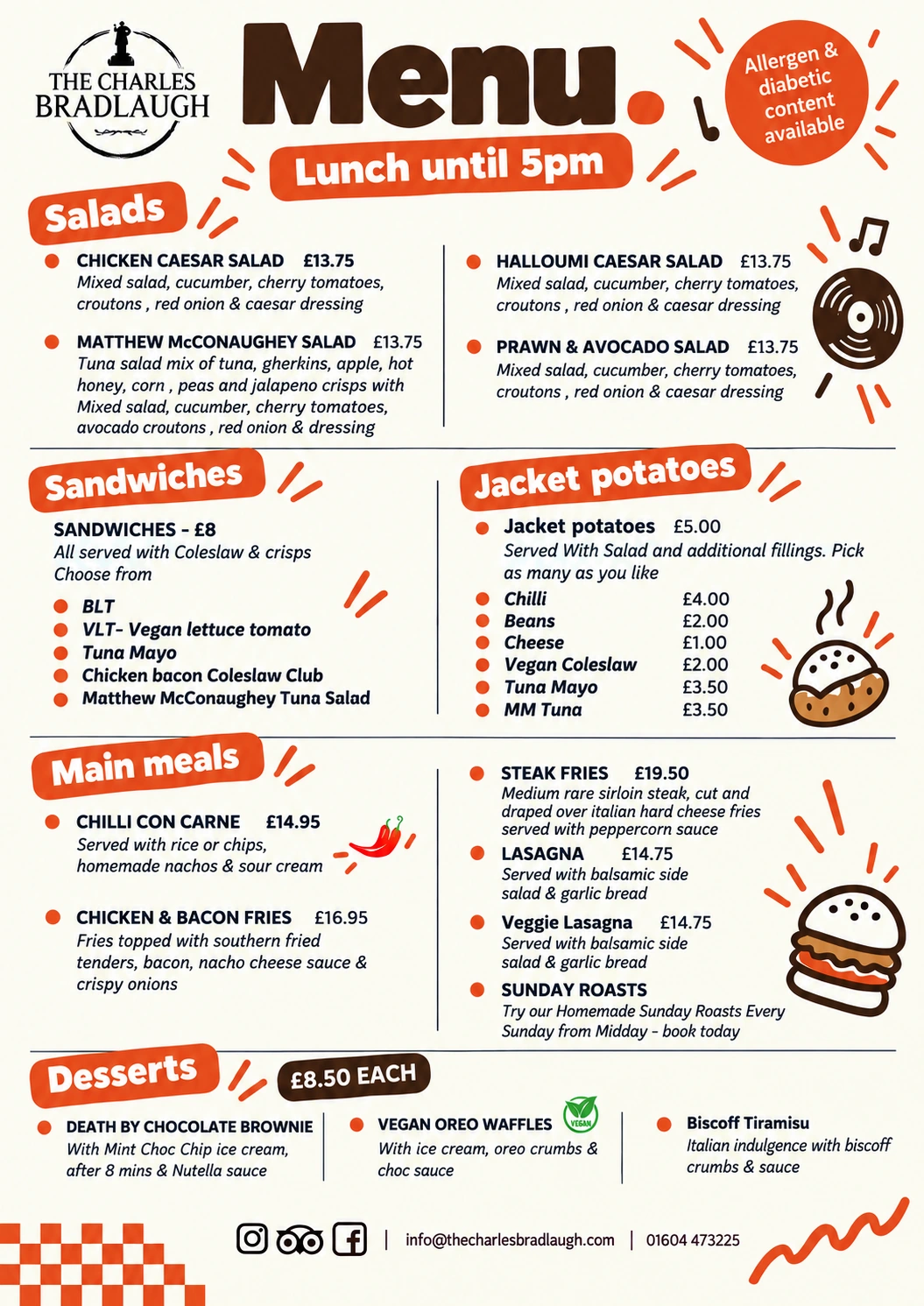 The Charles Bradlaugh everyday menu, page 2