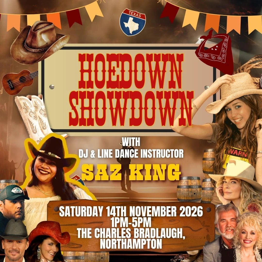 Official Hoedown Showdown square poster, 14th November 2026